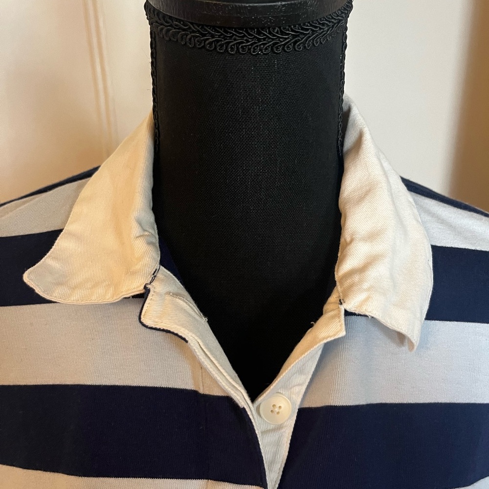 J.Crew Blue Rugby Top - Picture 2 of 4